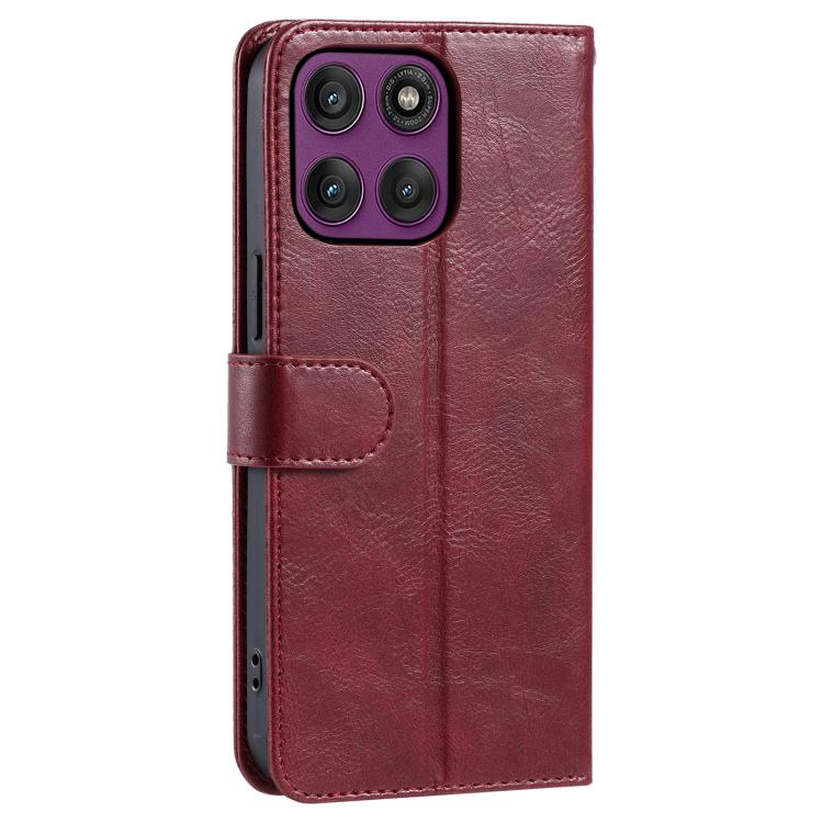 For Motorola Edge 60 Pro Simple 6-Card Wallet Leather Phone Case
