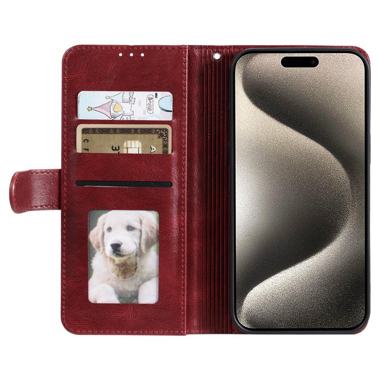 For Motorola Edge 60 Pro Simple 6-Card Wallet Leather Phone Case