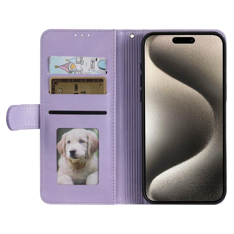 For Motorola Edge 60 Pro Simple 6-Card Wallet Leather Phone Case