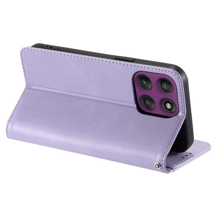 For Motorola Edge 60 Pro Simple 6-Card Wallet Leather Phone Case
