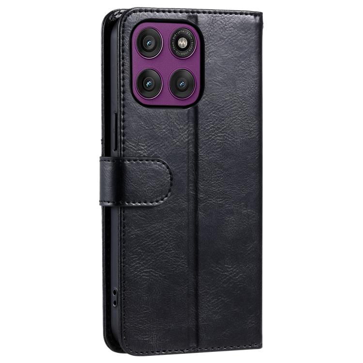 For Motorola Edge 60 Pro Simple 6-Card Wallet Leather Phone Case