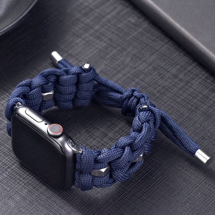 For Apple Watch 42mm Screw Nut Braided Paracord Watch Band