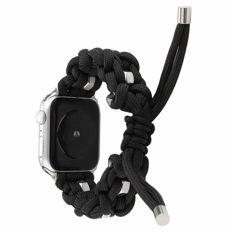 For Apple Watch 38mm Screw Nut Braided Paracord Watch Band