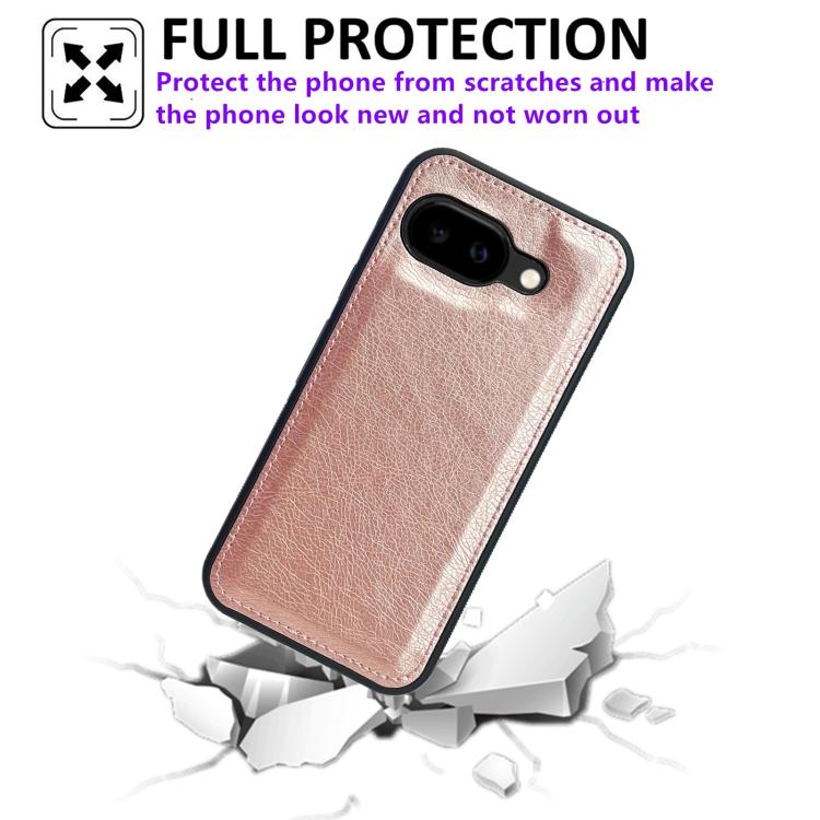 For Google Pixel 9a Cowhide Texture Back Cover Phone Case