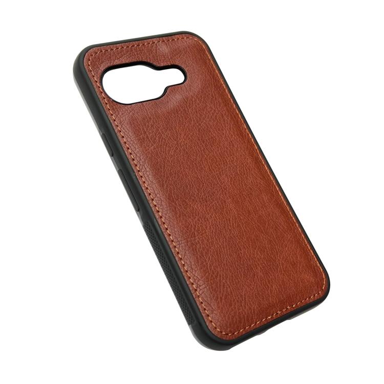 For Google Pixel 9a Cowhide Texture Back Cover Phone Case