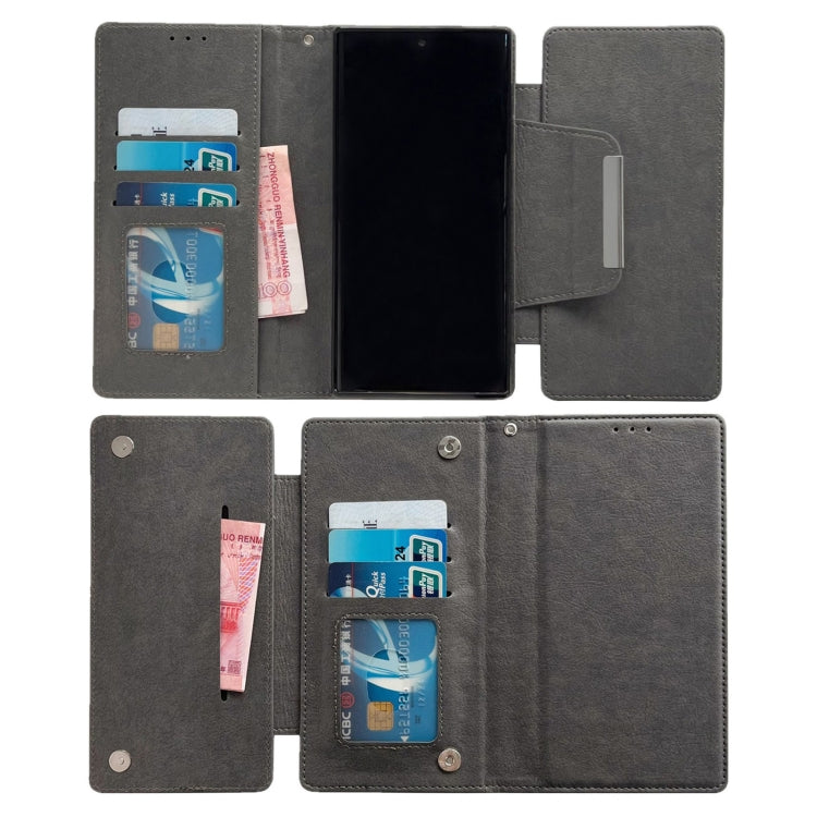 For Google Pixel 9 Pro XL Multifunctional 7-Card Wallet Leather Phone Case