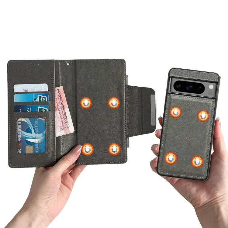 For Google Pixel 7a Multifunctional 7-Card Wallet Leather Phone Case