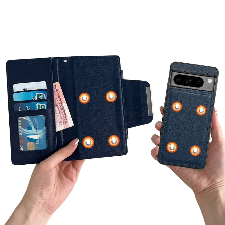 For Google Pixel 7 Pro Multifunctional 7-Card Wallet Leather Phone Case