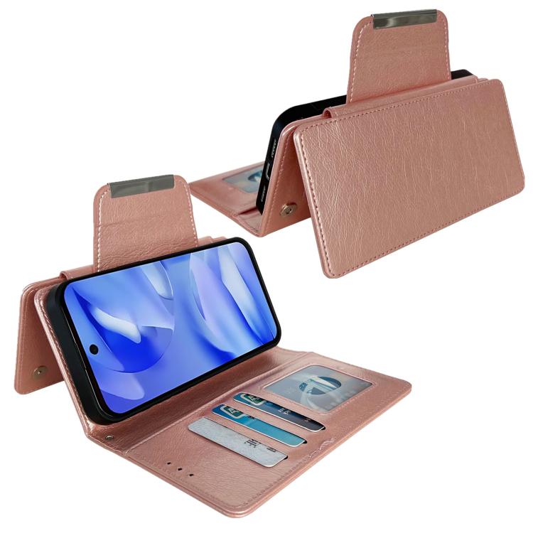 For Google Pixel 9a Multifunctional 7-Card Wallet Leather Phone Case