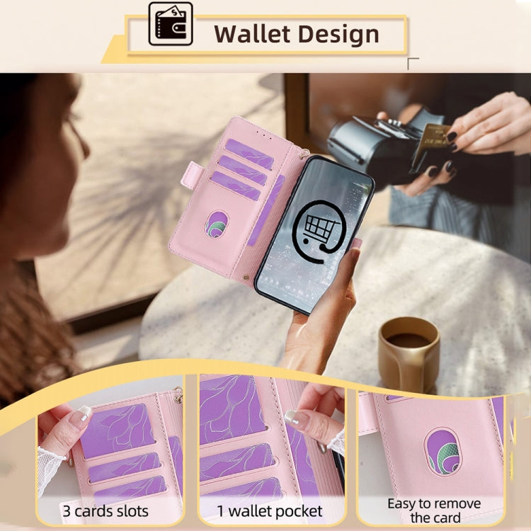 For iPhone 15 Pro Max Crossbody Chain Leather Phone Case