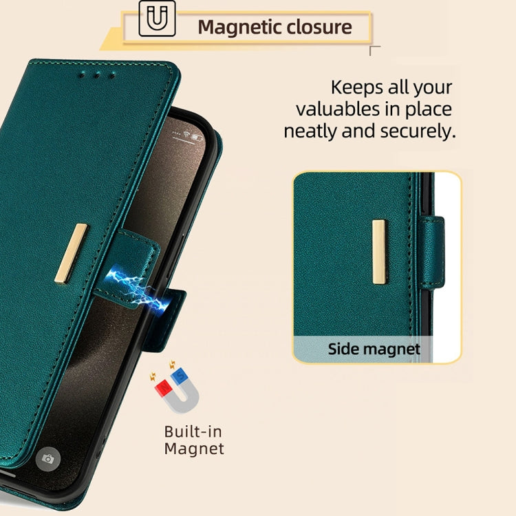 For iPhone 13 Pro Crossbody Chain Leather Phone Case