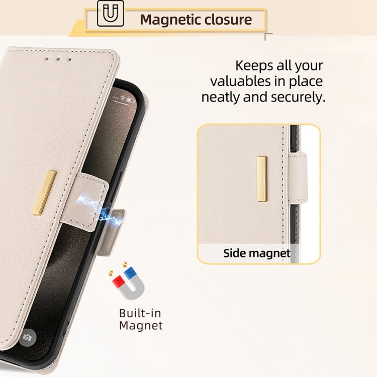 For iPhone 13 Crossbody Chain Leather Phone Case