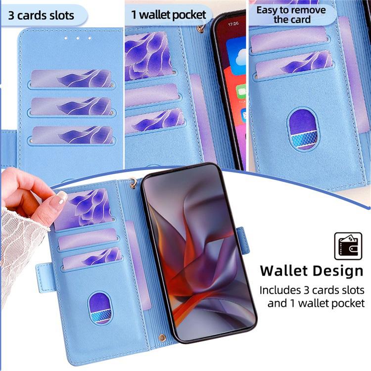 For iPhone 17 Pro Max Crossbody Chain Leather Phone Case