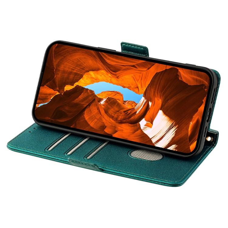 For iPhone 17 Pro Crossbody Chain Leather Phone Case