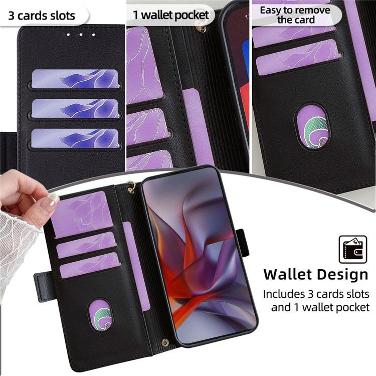 For iPhone Air Crossbody Chain Leather Phone Case