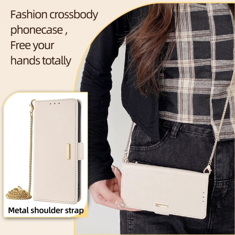 For Samsung Galaxy A55 5G Crossbody Chain Leather Phone Case