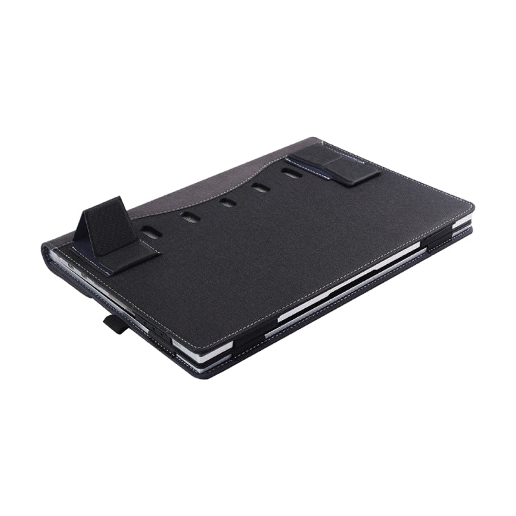 For Microsoft Surface Laptop 6 13.5 inch Cloth Texture Laptop Leather Case With Stand Function