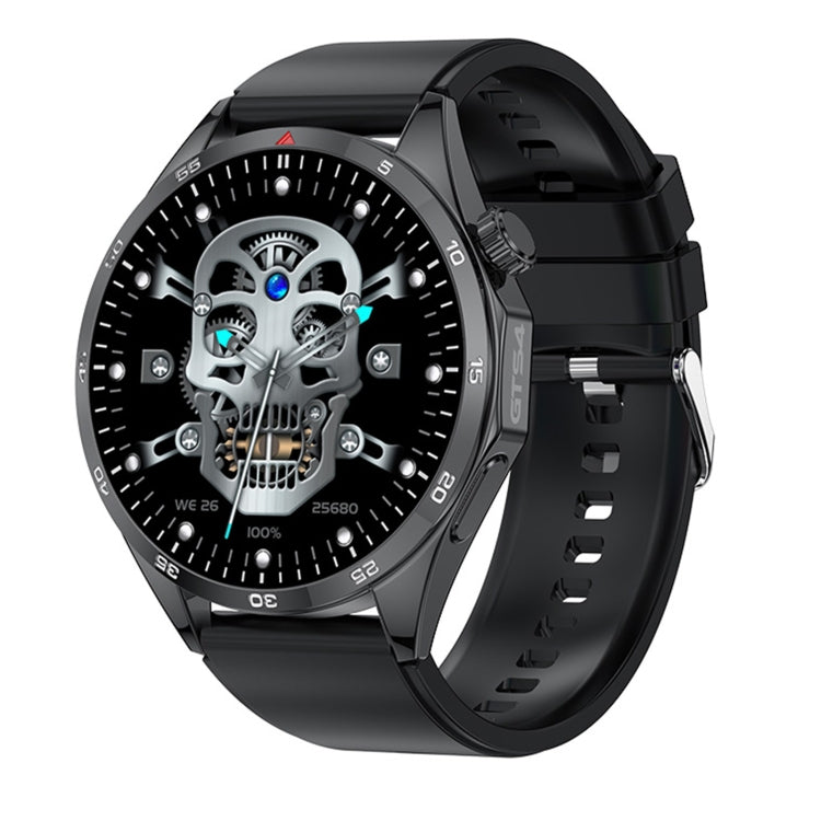 GTS4/LT09 1.5 inch IP67 Fitness Wellness Smart Watch Support Bluetooth Call / Sleep / Blood Oxygen / Heart Rate Health Monitor, Silicone Strap
