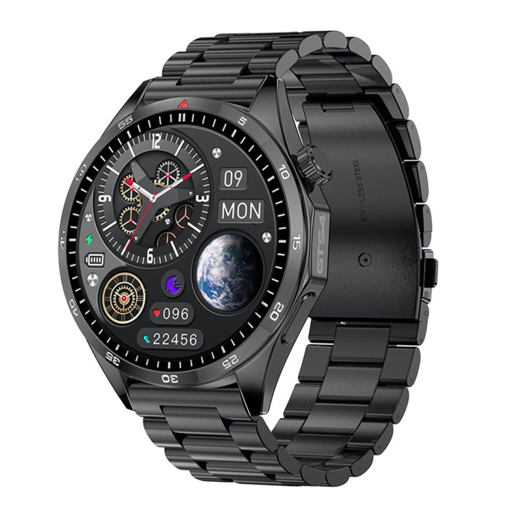 GTS4/LT09 1.5 inch IP67 Fitness Wellness Smart Watch Support Bluetooth Call / Sleep / Blood Oxygen / Heart Rate Health Monitor, Steel Strap