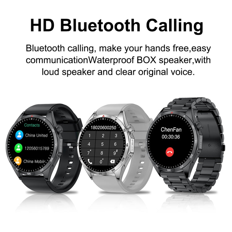 GTS4/LT09 1.5 inch IP67 Fitness Wellness Smart Watch Support Bluetooth Call / Sleep / Blood Oxygen / Heart Rate Health Monitor, Steel Strap
