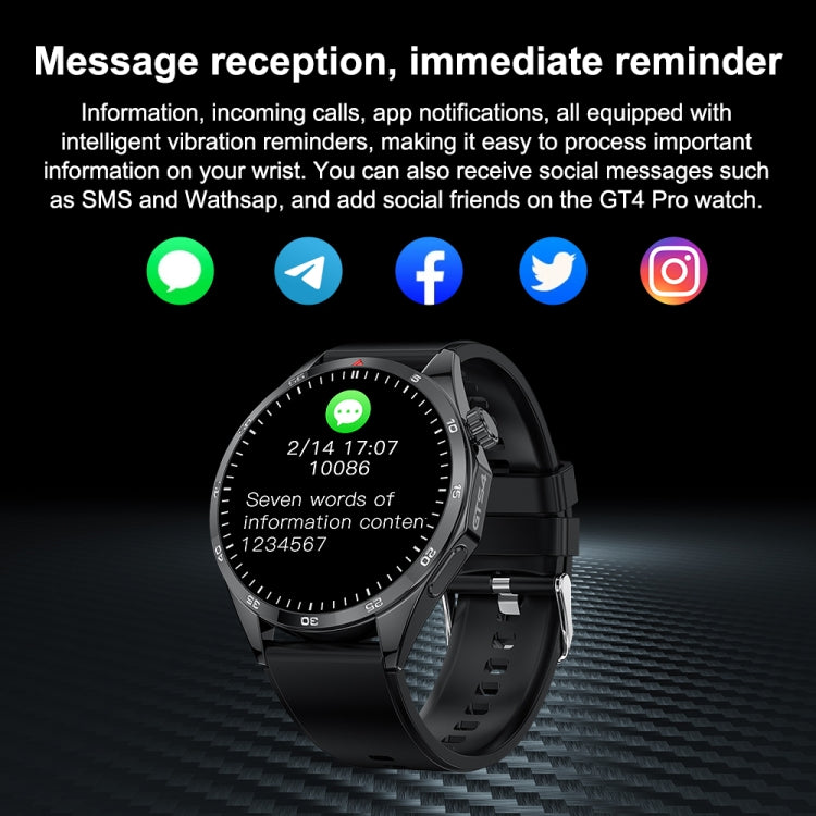 GTS4/LT09 1.5 inch IP67 Fitness Wellness Smart Watch Support Bluetooth Call / Sleep / Blood Oxygen / Heart Rate Health Monitor, Silicone Strap
