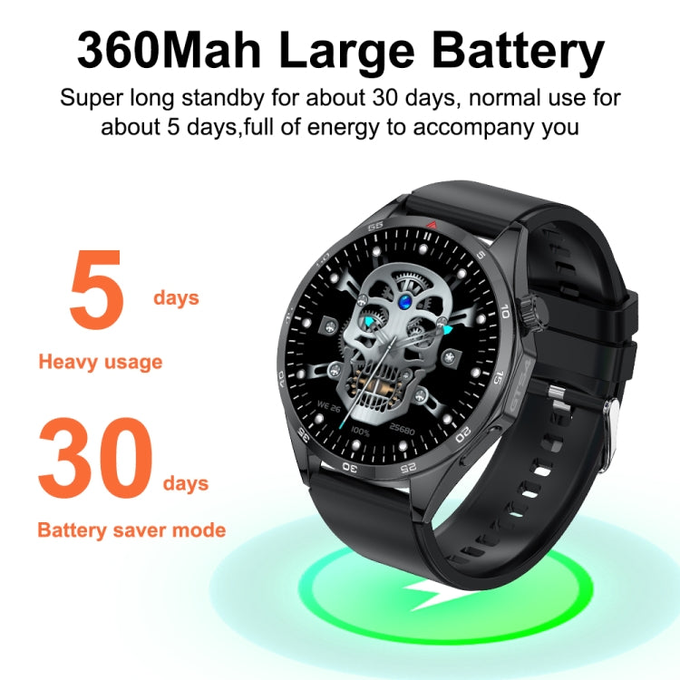 GTS4/LT09 1.5 inch IP67 Fitness Wellness Smart Watch Support Bluetooth Call / Sleep / Blood Oxygen / Heart Rate Health Monitor, Silicone Strap