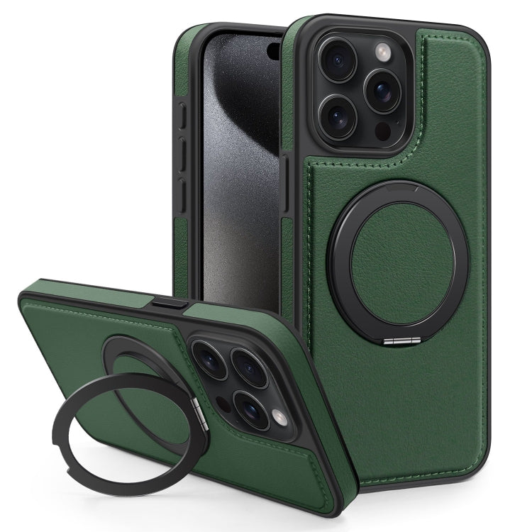 For iPhone 15 Pro Max Yashi 360 Degree Rotating MagSafe Bracket Phone Case
