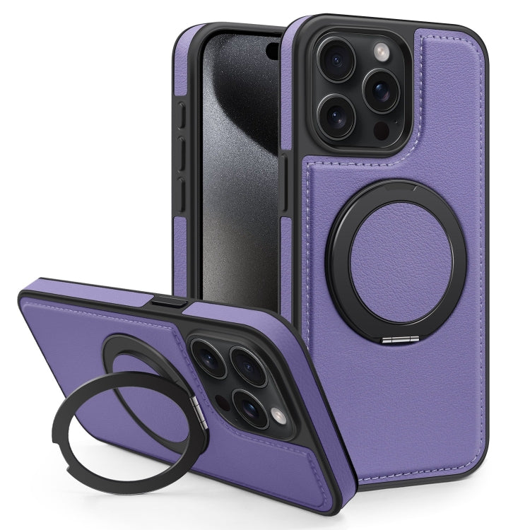 For iPhone 15 Pro Max Yashi 360 Degree Rotating MagSafe Bracket Phone Case