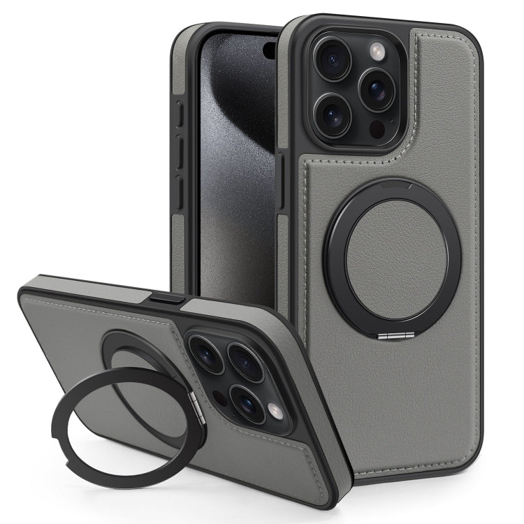 For iPhone 15 Pro Yashi 360 Degree Rotating MagSafe Bracket Phone Case