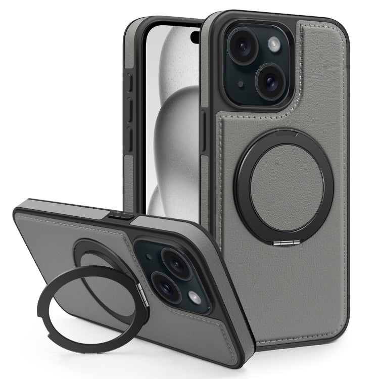 For iPhone 15 Yashi 360 Degree Rotating MagSafe Bracket Phone Case