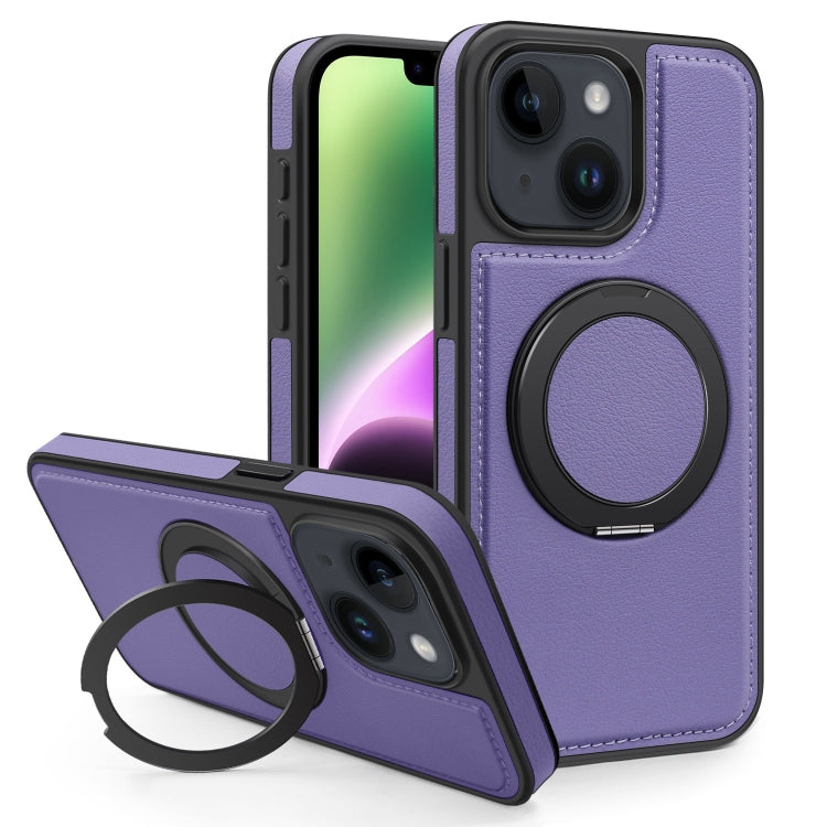For iPhone 14 Yashi 360 Degree Rotating MagSafe Bracket Phone Case