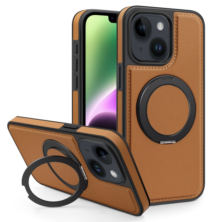For iPhone 14 Yashi 360 Degree Rotating MagSafe Bracket Phone Case