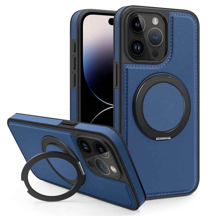 For iPhone 14 Pro Max Yashi 360 Degree Rotating MagSafe Bracket Phone Case