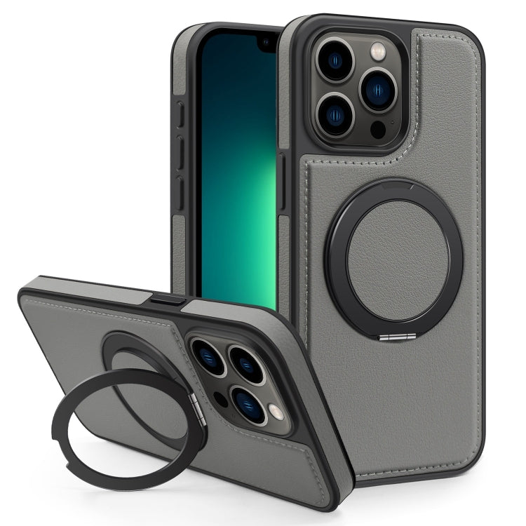 For iPhone 13 Pro Max Yashi 360 Degree Rotating MagSafe Bracket Phone Case