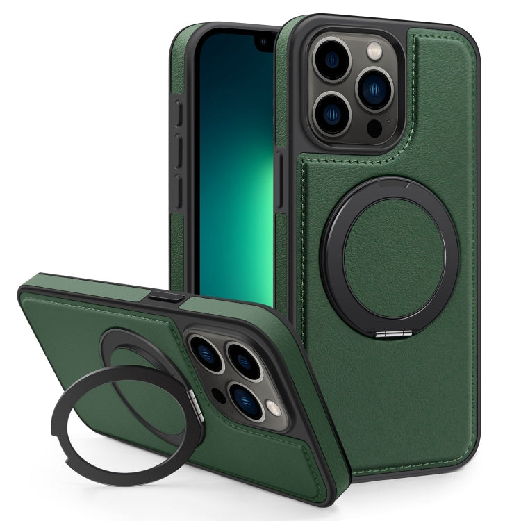 For iPhone 13 Pro Max Yashi 360 Degree Rotating MagSafe Bracket Phone Case