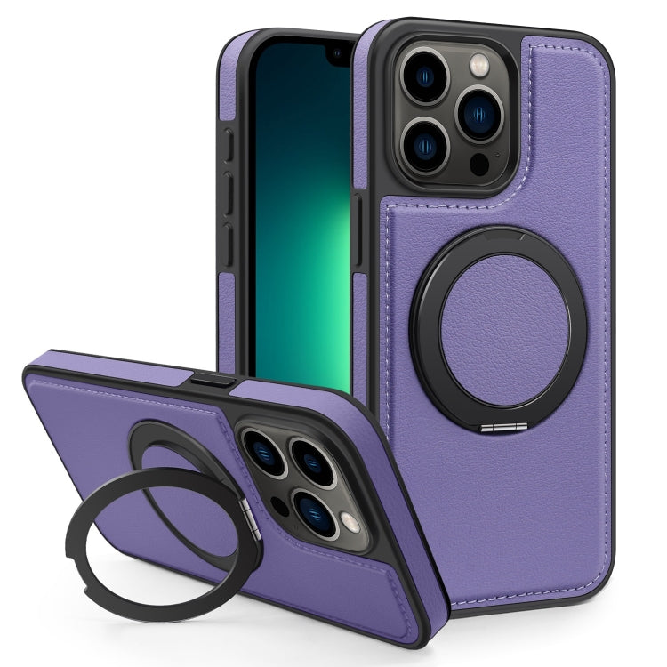 For iPhone 13 Pro Max Yashi 360 Degree Rotating MagSafe Bracket Phone Case