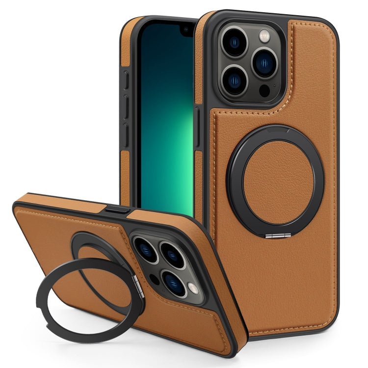 For iPhone 13 Pro Max Yashi 360 Degree Rotating MagSafe Bracket Phone Case