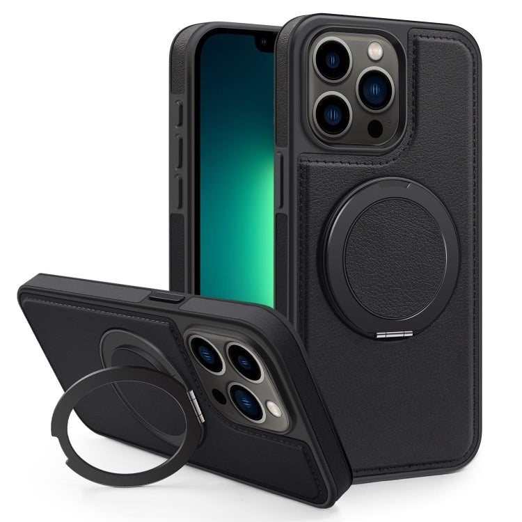 For iPhone 13 Pro Max Yashi 360 Degree Rotating MagSafe Bracket Phone Case
