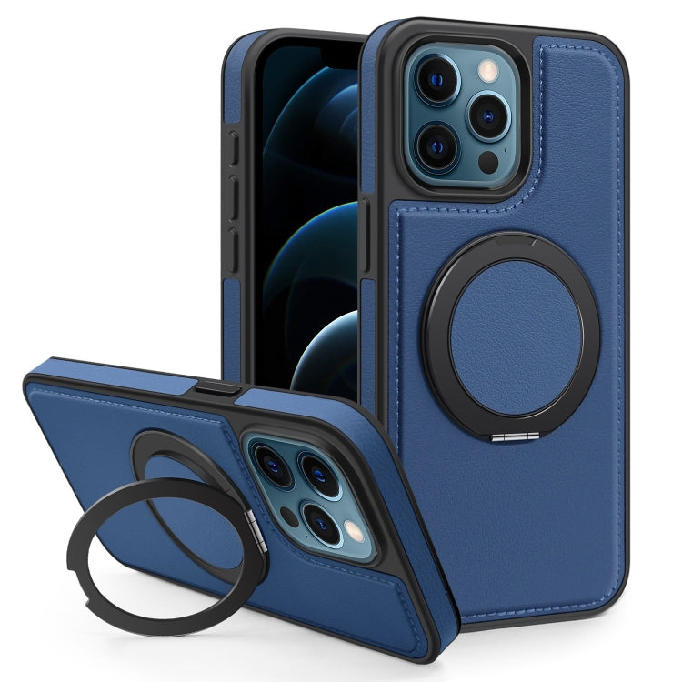 For iPhone 12 Pro Max Yashi 360 Degree Rotating MagSafe Bracket Phone Case