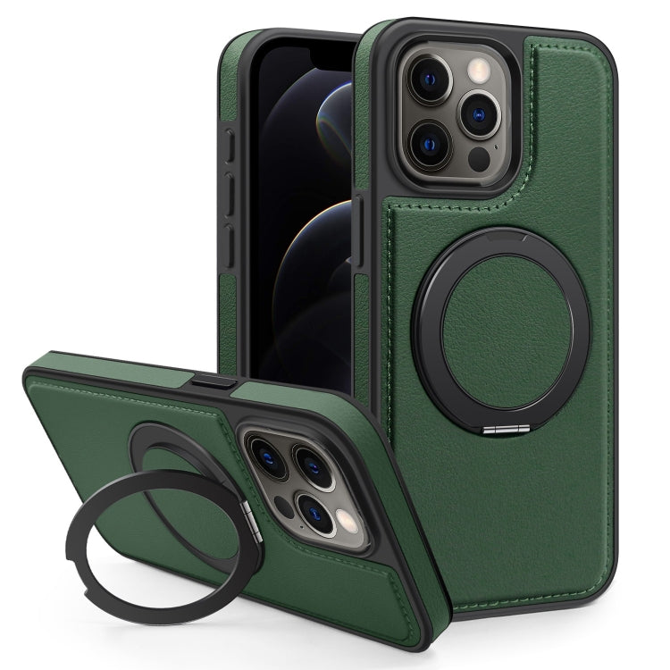 For iPhone 12 Pro Yashi 360 Degree Rotating MagSafe Bracket Phone Case