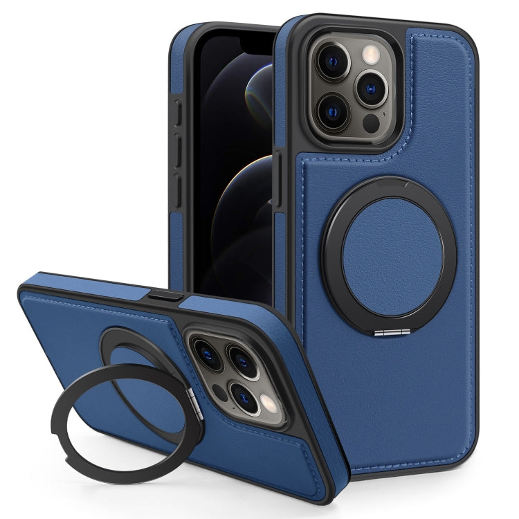 For iPhone 12 Pro Yashi 360 Degree Rotating MagSafe Bracket Phone Case