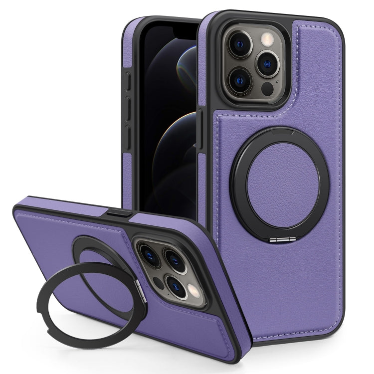 For iPhone 12 Pro Yashi 360 Degree Rotating MagSafe Bracket Phone Case