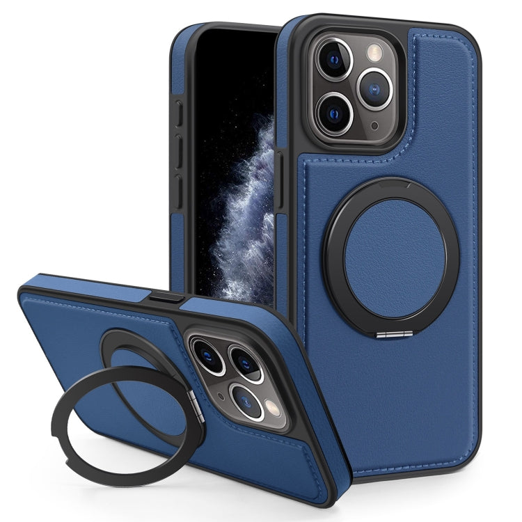 For iPhone 11 Pro Max Yashi 360 Degree Rotating MagSafe Bracket Phone Case