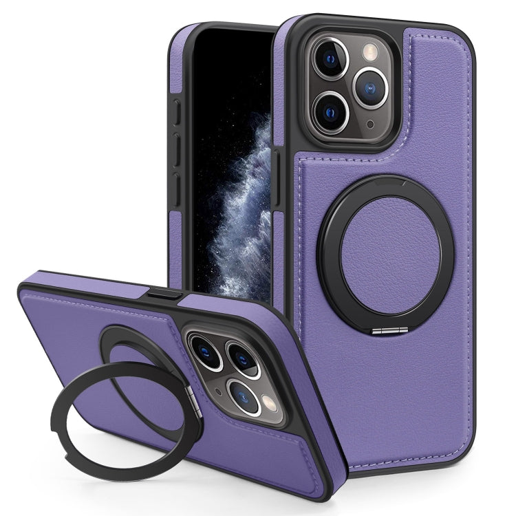For iPhone 11 Pro Max Yashi 360 Degree Rotating MagSafe Bracket Phone Case