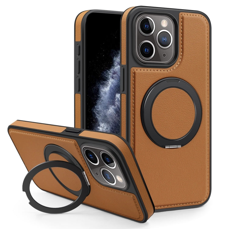 For iPhone 11 Pro Max Yashi 360 Degree Rotating MagSafe Bracket Phone Case