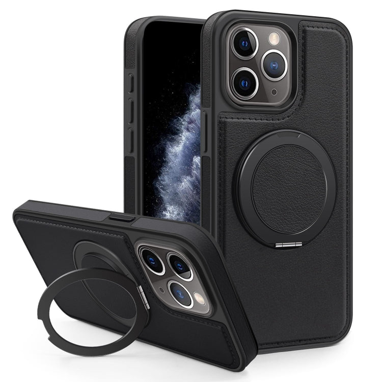 For iPhone 11 Pro Max Yashi 360 Degree Rotating MagSafe Bracket Phone Case