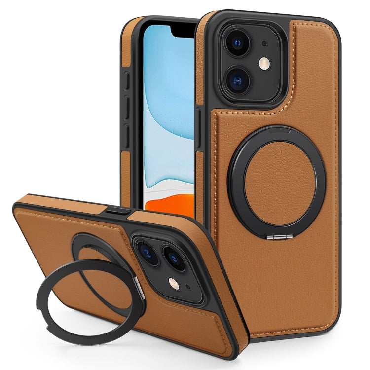 For iPhone 11 Yashi 360 Degree Rotating MagSafe Bracket Phone Case