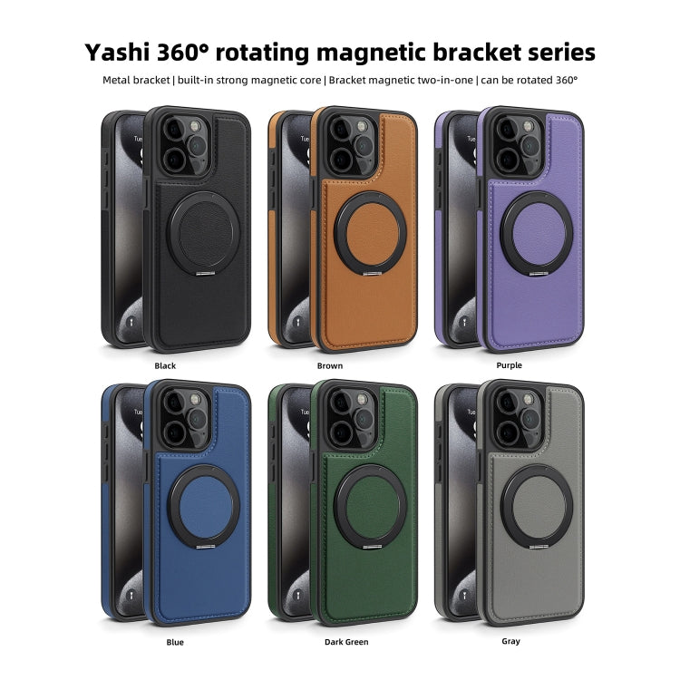 For iPhone 13 Pro Yashi 360 Degree Rotating MagSafe Bracket Phone Case