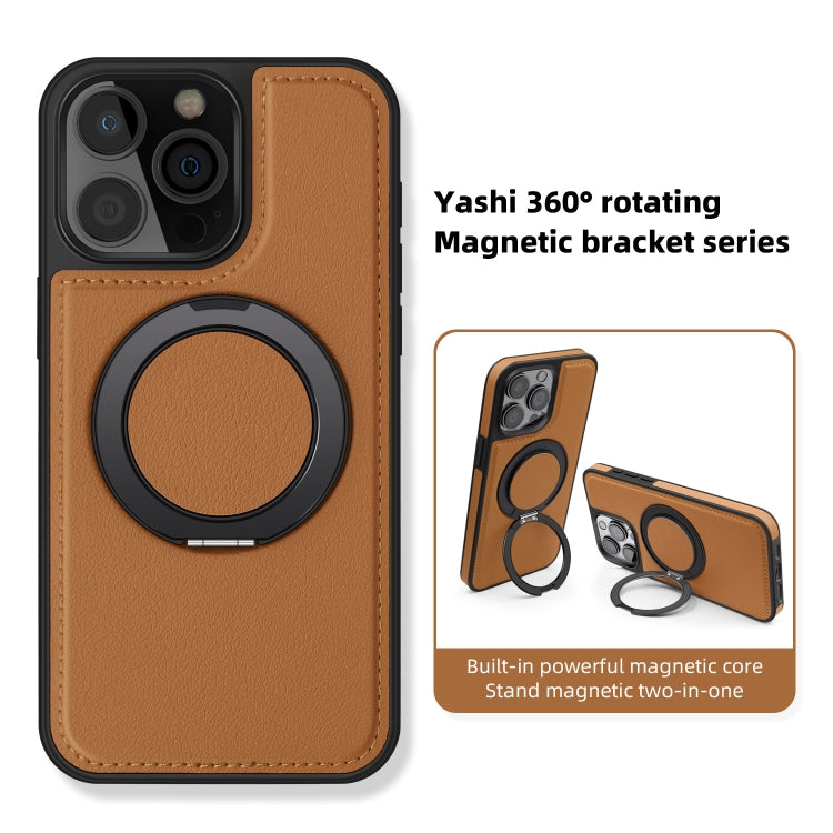 For iPhone 13 Pro Yashi 360 Degree Rotating MagSafe Bracket Phone Case