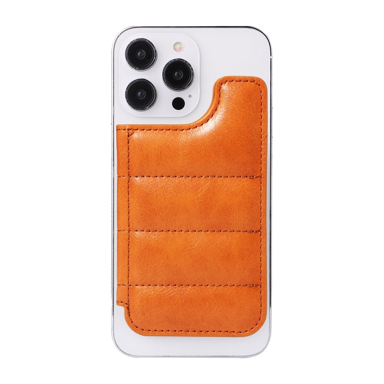 Retro Cow Pattern Sewing Card Bag Mobile Phone Back Sticker